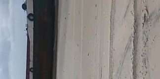 Navio graneleiro encalha no Bojuru, Lagoa dos Patos
