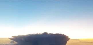  a Lightning Storm seen from 41,000ft