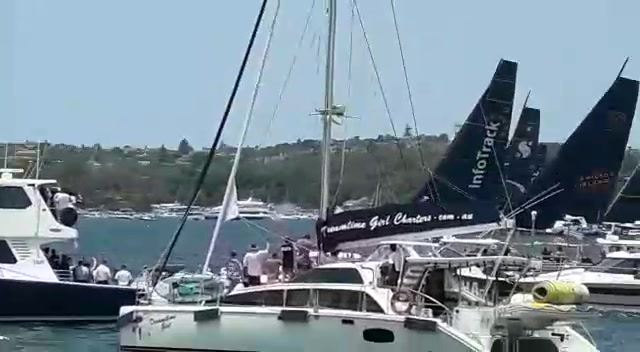 Largada Da Regata Sidney - Hobart, Em Vídeo Gravado Pelo Cmte Newton Aerts, Um G... 1 Largada Da Regata Sidney - Hobart, Em Vídeo Gravado Pelo Cmte Newton Aerts, Um G... 1