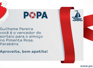 Vencedor concurso almoço POPA-Pimenta Rosa