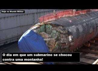 O dia em que um submarino se chocou contra uma montanha