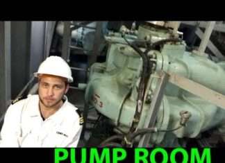 Pump Room of oil tanker