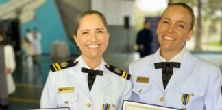 Velejadoras agraciadas com a Medalha Mérito Desportivo Militar
