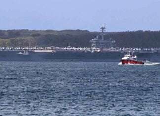 Sailors cheer for aircraft carrier commander who was removed after issuing coronavirus warning