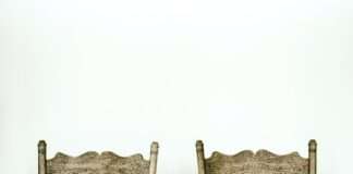 Wooden Dining room table and chair details