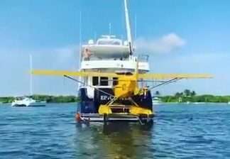 Um teco-teco a bordo… Um teco-teco a bordo...
