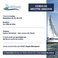 Estão abertas as inscrições para o curso de Mestre Amador da EVM. As aulas, min… Estão abertas as inscrições para o curso de Mestre Amador da EVM. As aulas, min...