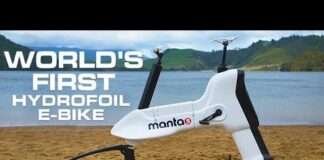 Manta5 Hydrofoiler XE-1 - World's First Hydrofoil E-Bike