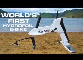 Manta5 Hydrofoiler XE-1 - World's First Hydrofoil E-Bike
