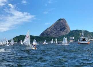 Reta final para a Copa Brasil Centro de Optimist 

Completadas ontem 10 regatas ...