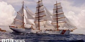 Why is the US still using a Nazi tall ship?