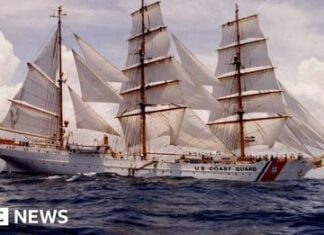 Why is the US still using a Nazi tall ship? Why is the US still using a Nazi tall ship?