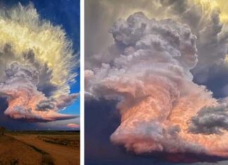 Photographer Captures Fiery Storm Cloud in Texas That Looks Like an Explosion in the Sky Photographer Captures Fiery Storm Cloud in Texas That Looks Like an Explosion in the Sky