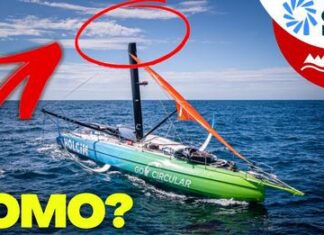Como o líder da regata perdeu o mastro na CALMARIA Como o líder da regata perdeu o mastro na CALMARIA