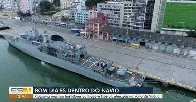 Estv 1ª Edição | Bom Dia Es Foi Feito Dentro De Um Navio | Globoplay 1