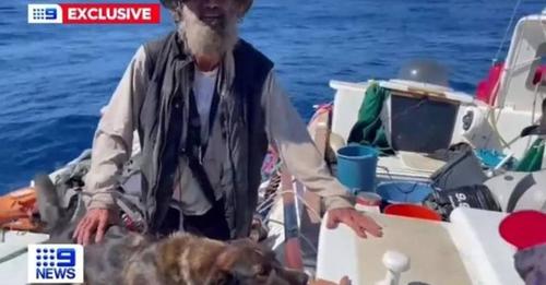 Velejador e cadela são encontrados após 2 meses à deriva no Pacífico Velejador e cadela são encontrados após 2 meses à deriva no Pacífico