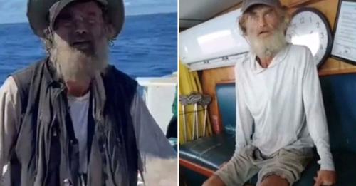 Agua de lluvia y pescado crudo durante tres meses a la deriva: un buque mexicano rescata a un australiano y a su perra en el Pacífico Agua de lluvia y pescado crudo durante tres meses a la deriva: un buque mexicano rescata a un australiano y a su perra en el Pacífico