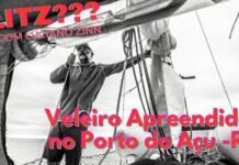 Veleiro apreendido no Porto do Açu