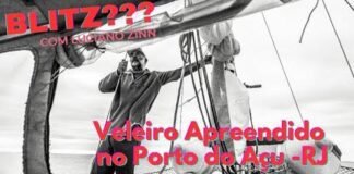 Veleiro apreendido no Porto do Açu