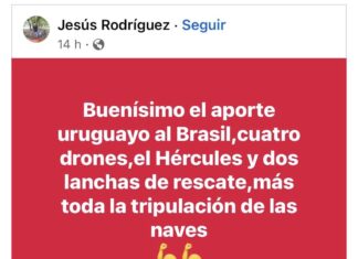 Apoio ao RS dos queridos vizinhos do Uruguai Apoio ao RS dos queridos vizinhos do Uruguai