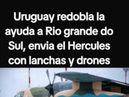 Mais ajuda do Uruguay para o Rio Grande do Sul!
 

QUE LINDA ES LA PÁTRIA DONDE ...