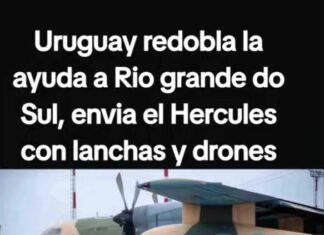 Mais ajuda do Uruguay para o Rio Grande do Sul!
QUE LINDA ES LA PÁTRIA DONDE … Mais ajuda do Uruguay para o Rio Grande do Sul!
QUE LINDA ES LA PÁTRIA DONDE ...