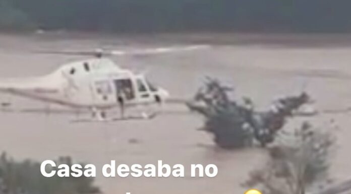 Helicóptero da Brigada Militar RS tentou resgatar mas… Helicóptero da Brigada Militar RS tentou resgatar mas…