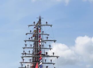 Que baita navio veleiro!


