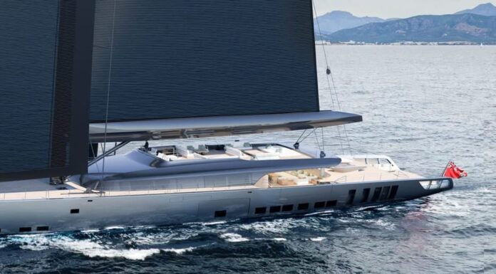 Superiate de Luxo à Vela Terá o Mastro Mais Alto do Mundo


