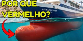 Por que o fundo (casco) dos barcos é sempre vermelho?


