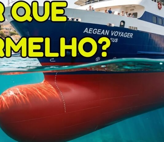 Por que o fundo (casco) dos barcos é sempre vermelho?


