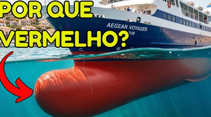 Por que o fundo (casco) dos barcos é sempre vermelho?


