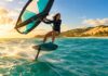 Gostoso Wingfoil Cup 2026: Kauli Seadi passa o bastão no vento do RN Atleta de wingfoil competindo com vento forte no litoral do Rio Grande do Norte