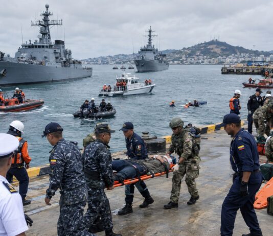Solidarex 2026: Marinha Do Brasil Treina Em Manta Navios E Equipes Navais Durante Exercício Multinacional Solidarex 2026 Em Manta, Equador